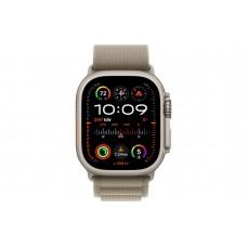 Умные часы Apple Watch Ultra 2 GPS + Cellular, 49mm Titanium Case with Olive Alpine Loop - Medium Band fits 145–190mm wrists