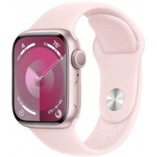 Умные часы Apple Watch Series 9 41 мм Aluminium Case GPS, Pink Sport Band (Розовый)