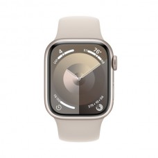 Умные часы Apple Watch Series 9 45 мм Aluminium Case GPS, starlight Sport Band (Сияющая звезда)